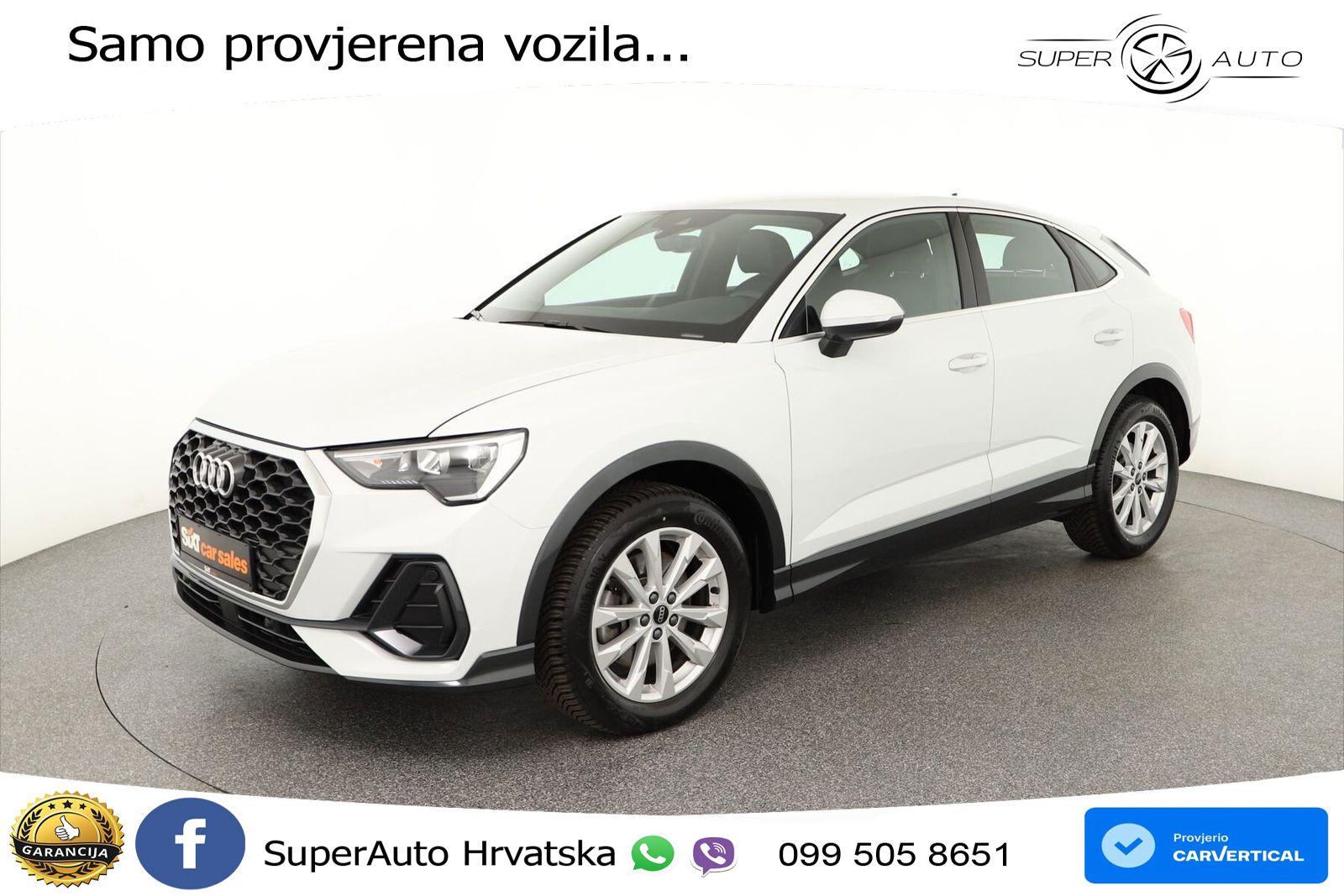 Audi Q3 II Sportback 40 TFSI (190 KS) quattro S tronic LED+GR SJED+ACC
