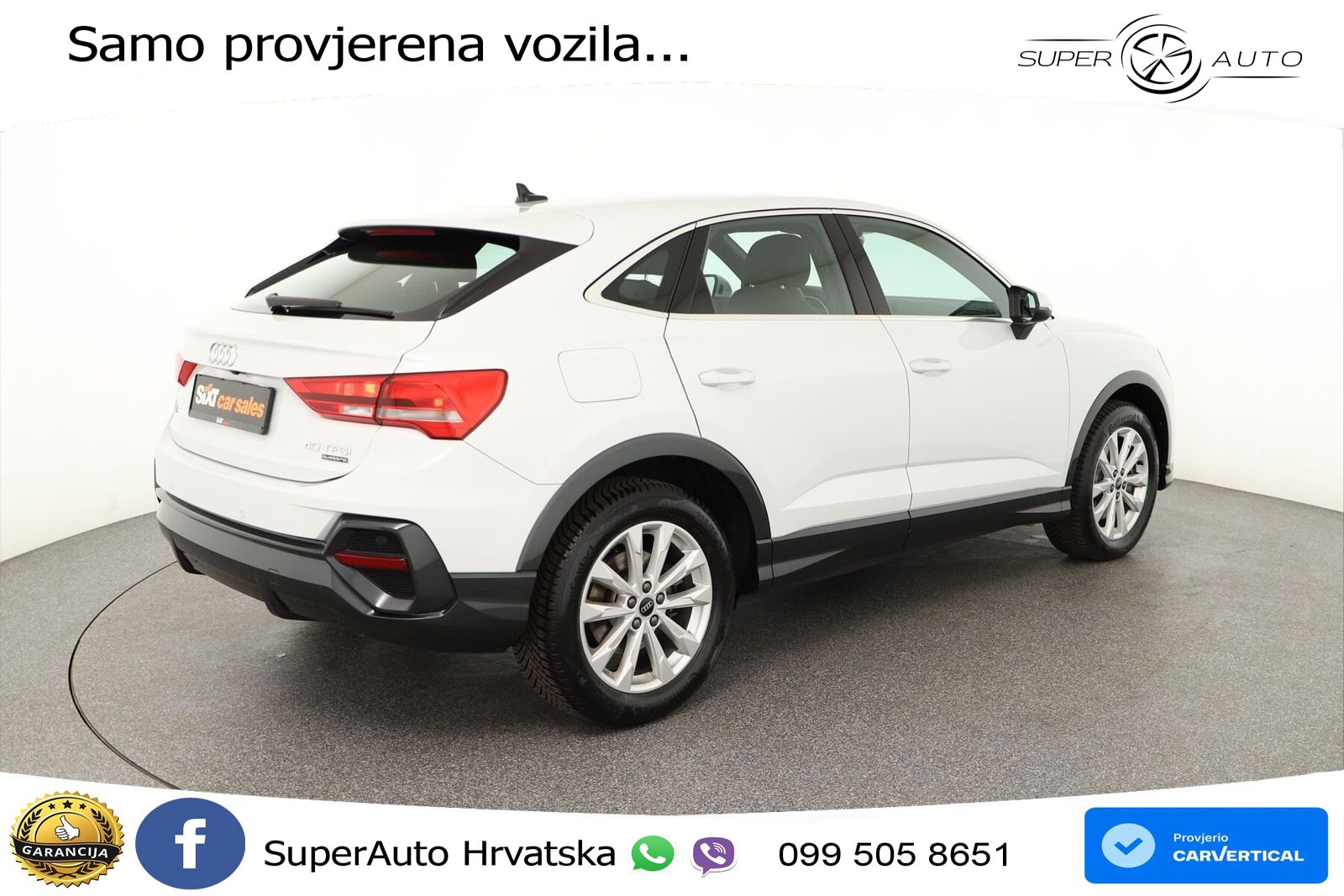 Audi Q3 II Sportback 40 TFSI (190 KS) quattro S tronic LED+GR SJED+ACC