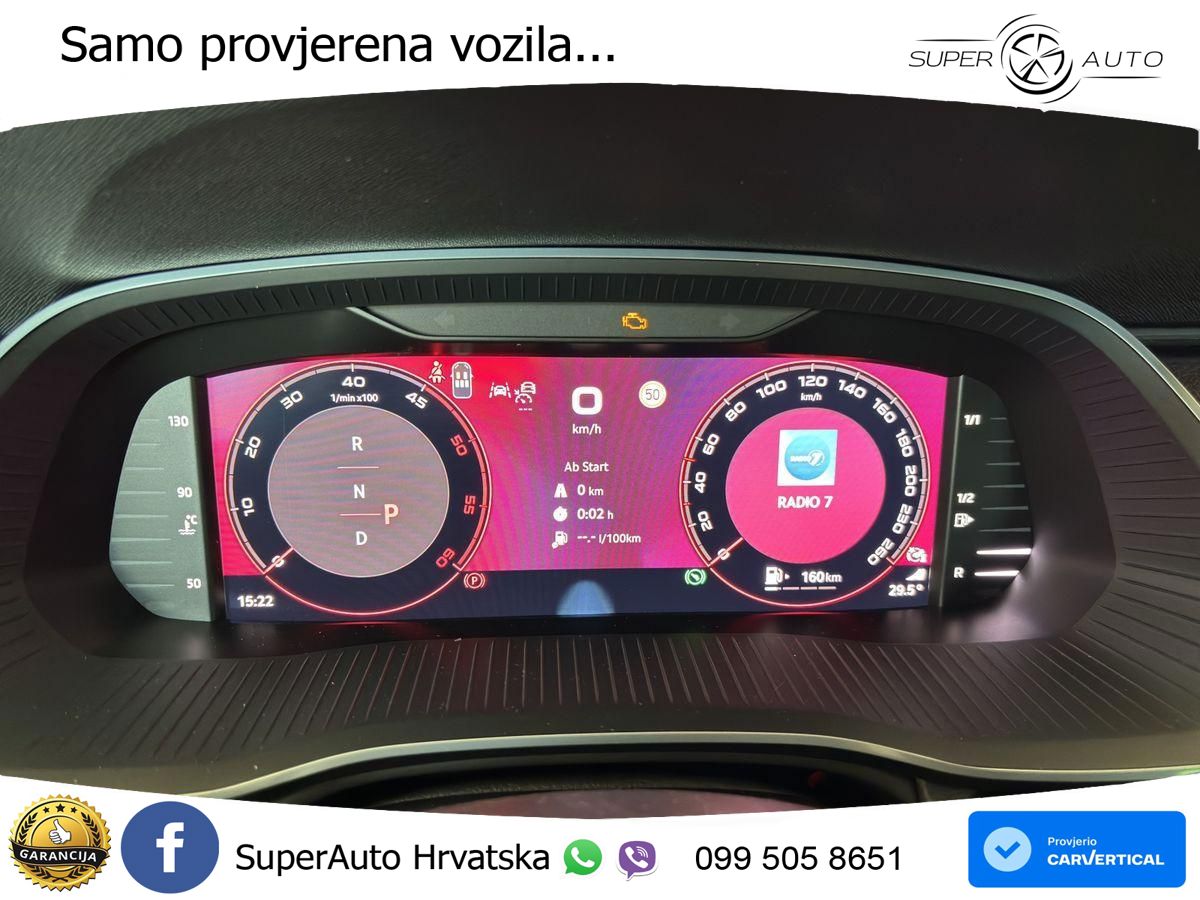 Škoda Octavia Combi 2.0 TDI (150 KS) DSG SportLine LED+GR SJED+ACC