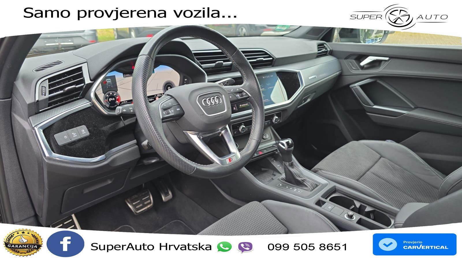 Audi Q3 35 TDI (150 KS) quattro S tronic S line LED+GR SJED+ACC