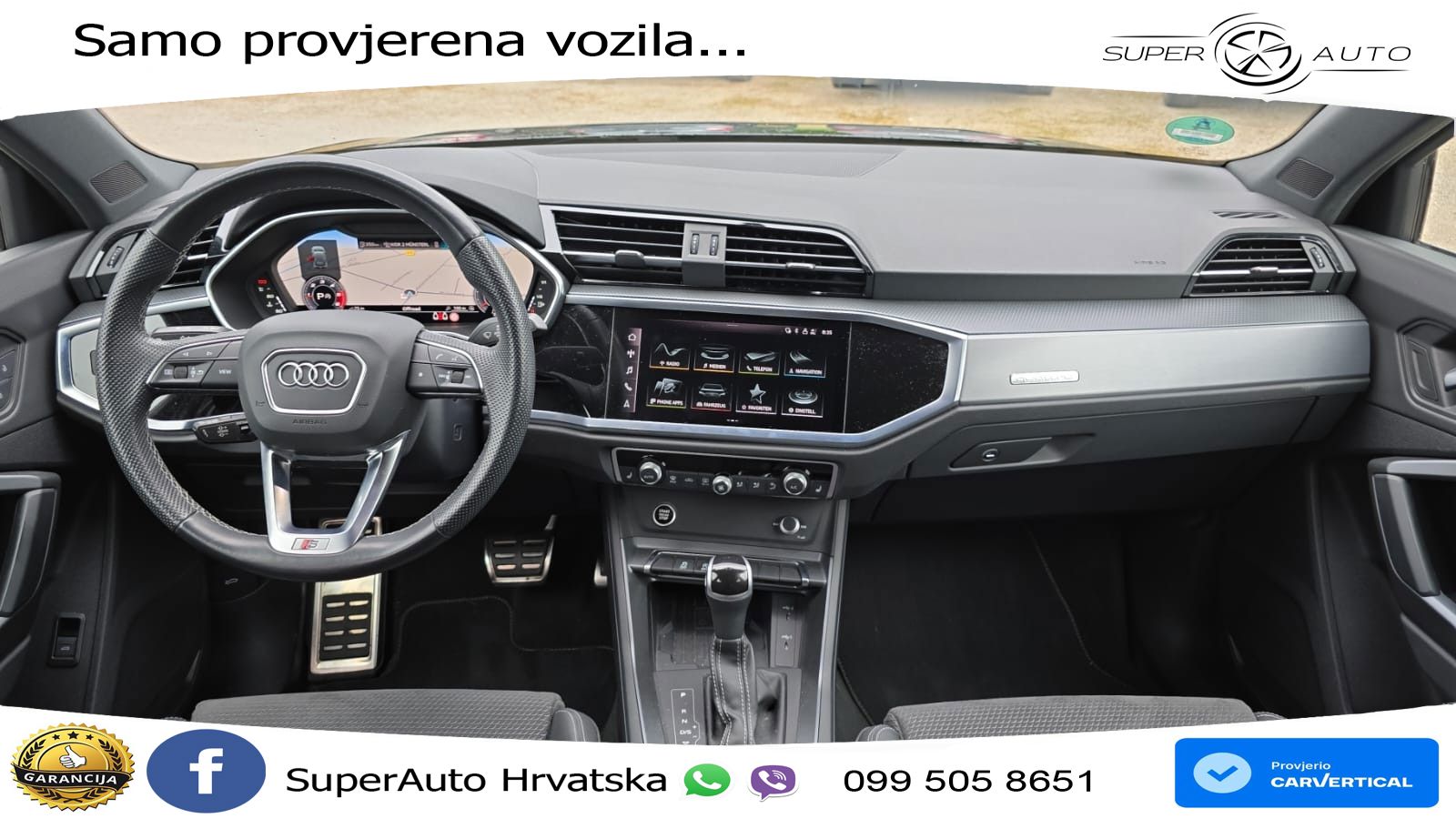 Audi Q3 35 TDI (150 KS) quattro S tronic S line LED+GR SJED+ACC