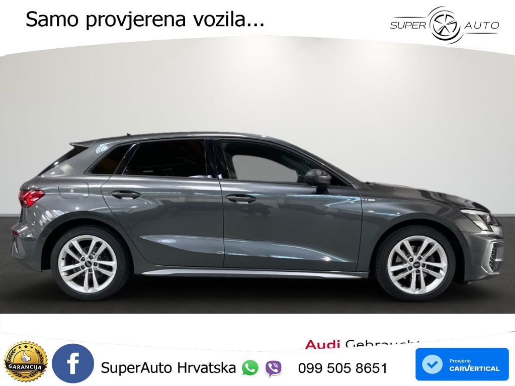Audi A3 35 TDI (150 KS) S tronic S line LED+GR SJED+ACC