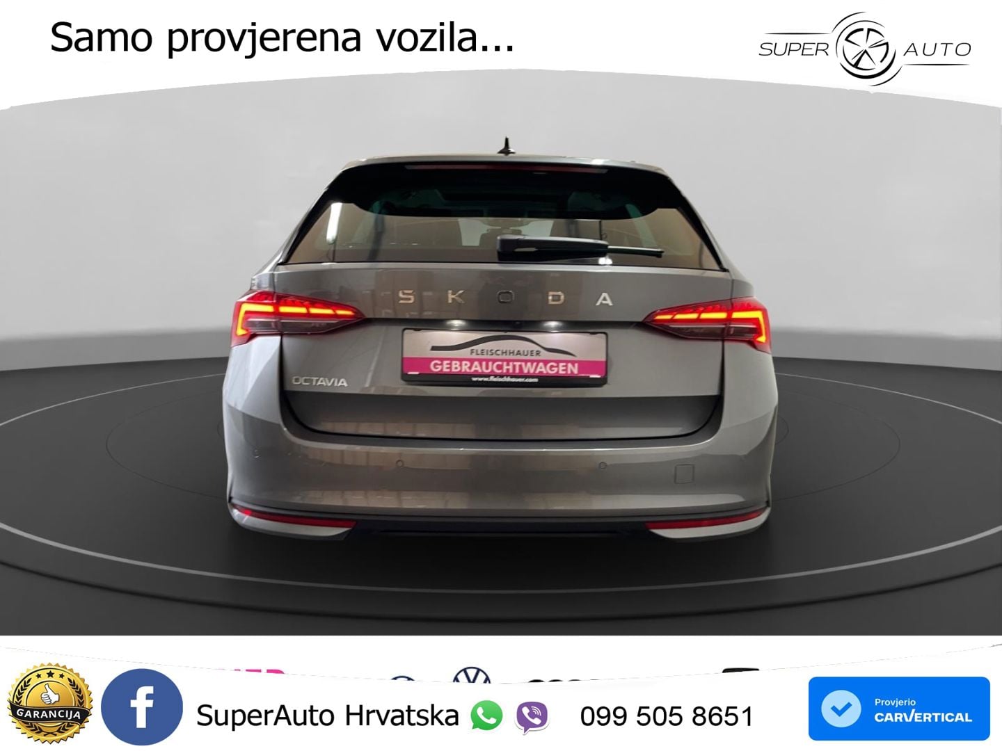 Škoda Octavia Combi 2.0 TDI (150 KS) DSG MATRIX+GR SJED+KAM