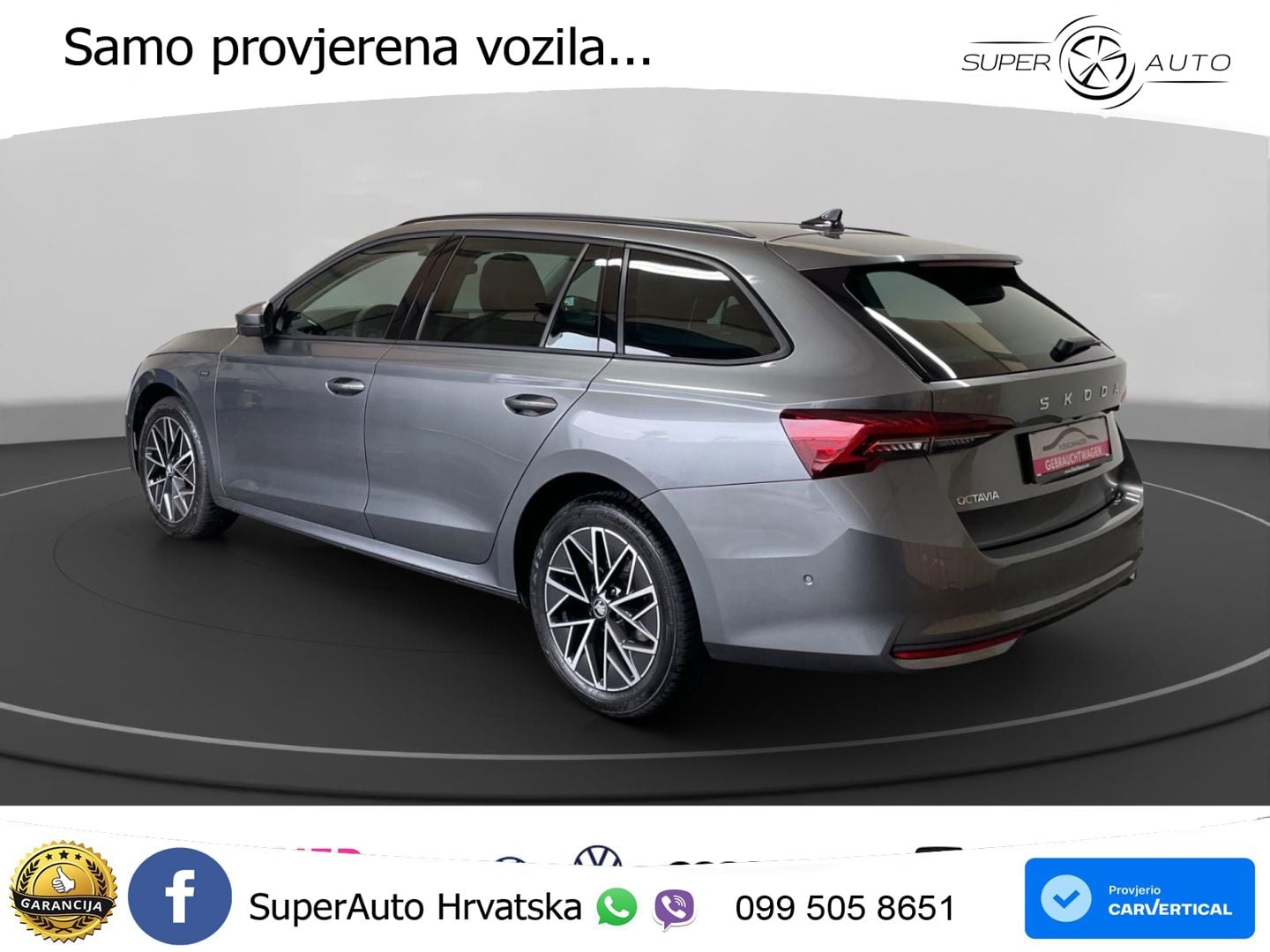 Škoda Octavia Combi 2.0 TDI (150 KS) DSG MATRIX+GR SJED+KAM