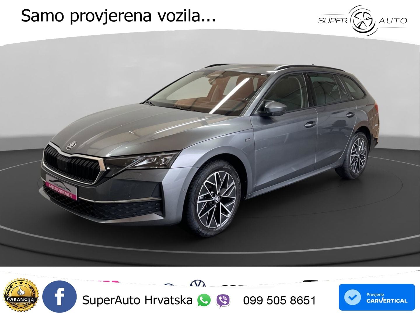 Škoda Octavia Combi 2.0 TDI (150 KS) DSG MATRIX+GR SJED+KAM