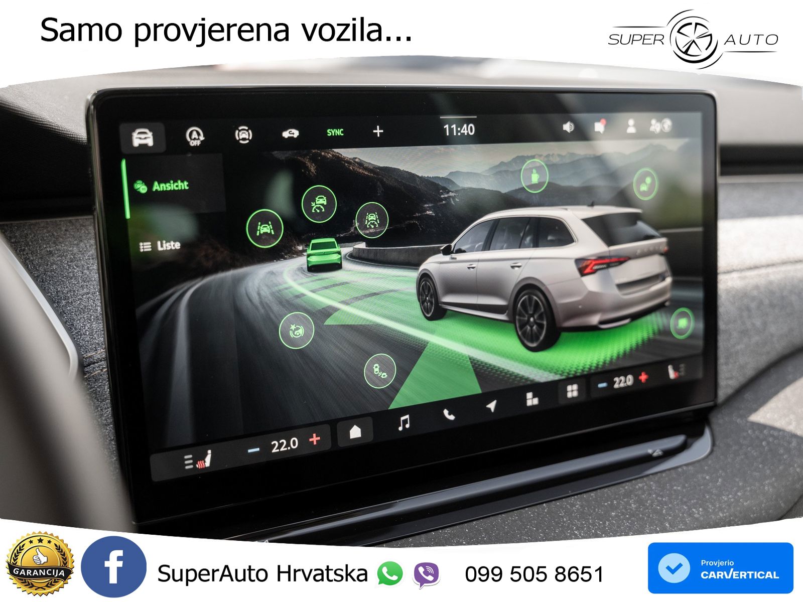 Škoda Octavia Combi 2.0 TDI (150 KS) DSG Selection LED+GR SJED+ACC