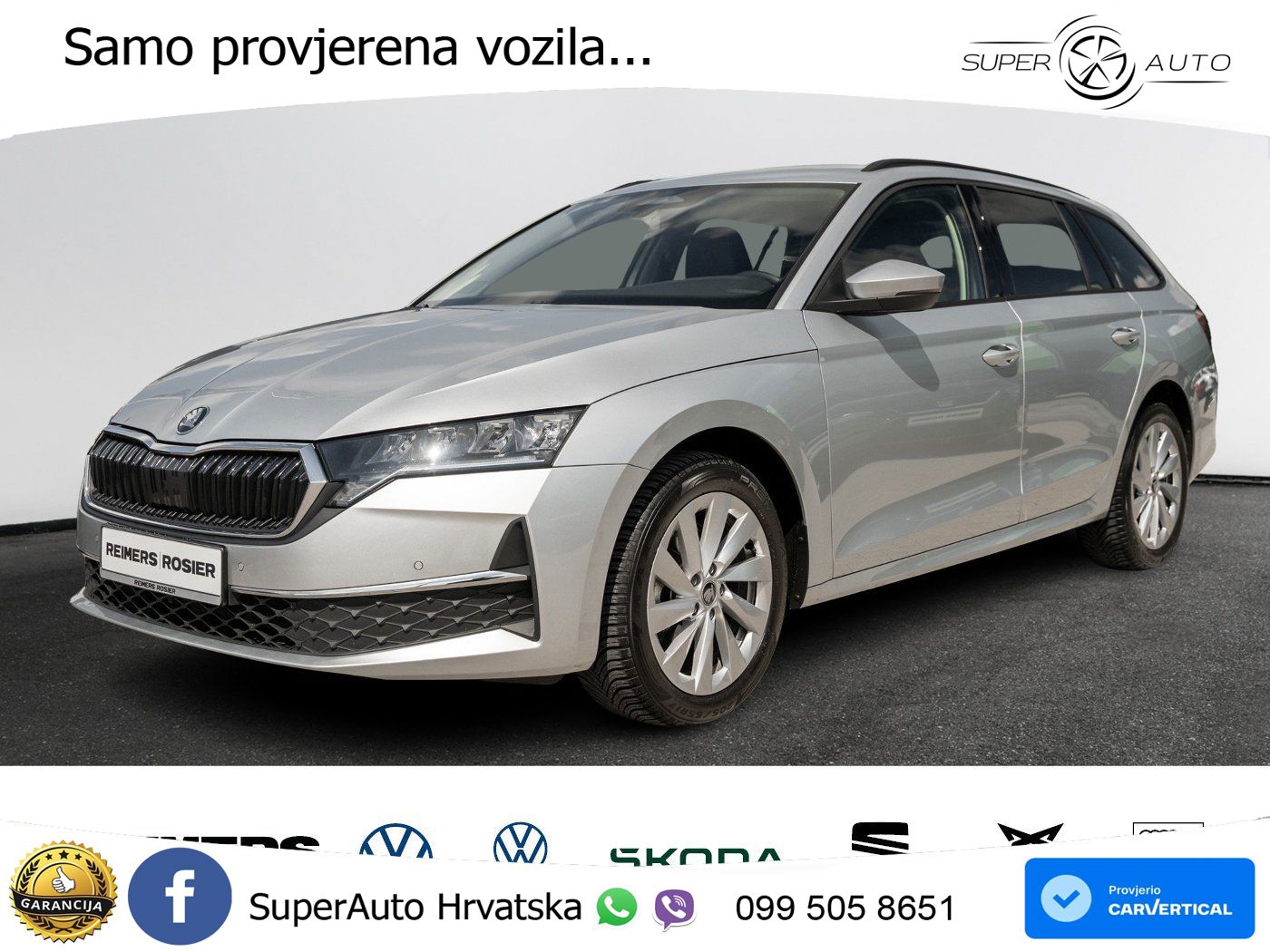 Škoda Octavia Combi 2.0 TDI (150 KS) DSG Selection LED+GR SJED+ACC