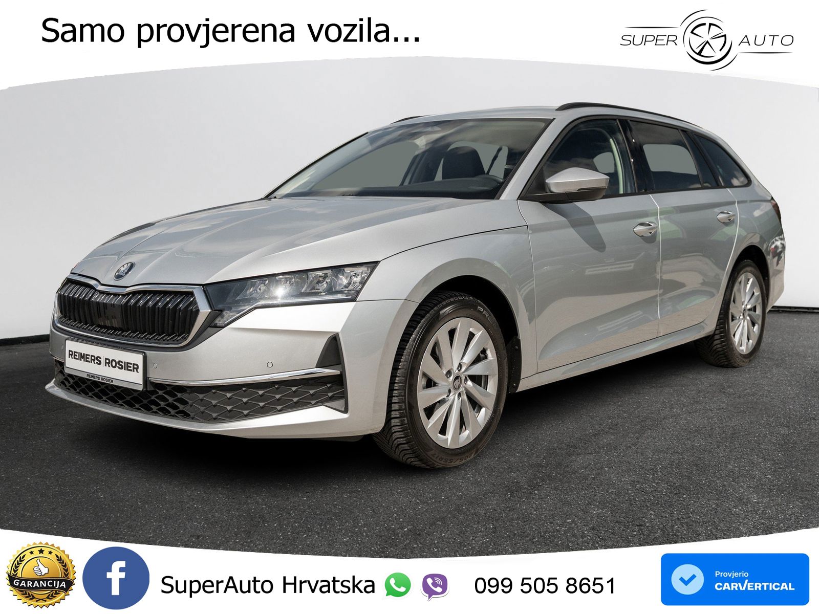 Škoda Octavia Combi 2.0 TDI (150 KS) DSG Selection LED+GR SJED+ACC