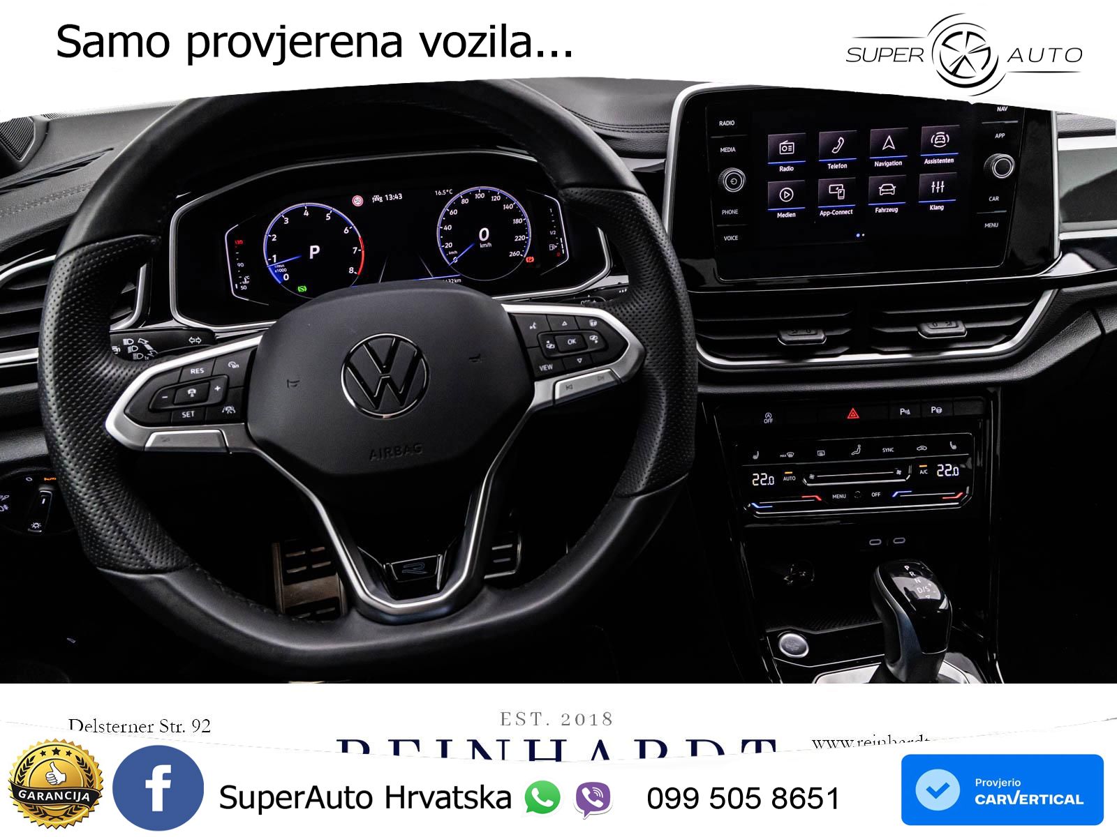Volkswagen T-Roc 1.5 TSI (150 KS) DSG R-Line LED+GR SJED+ACC