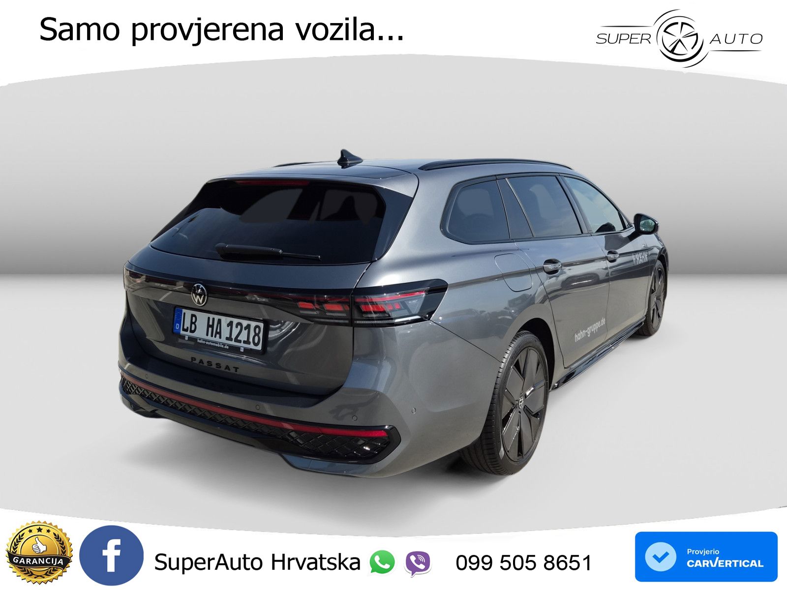 Volkswagen Passat Variant 2.0 TSI (265 KS) 4MOTION DSG R-Line LED+GR SJED+ACC