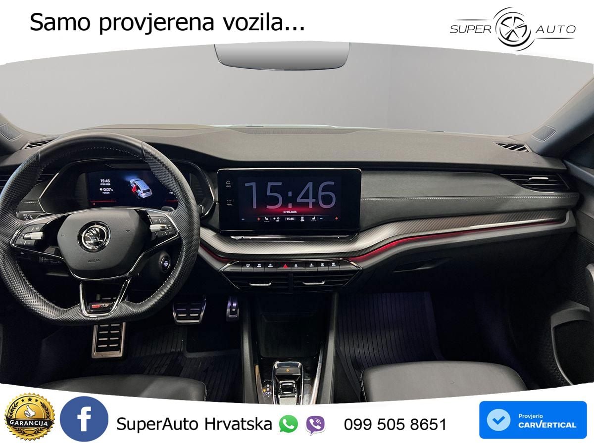 Škoda Octavia Combi RS 2.0 TDI (200 KS) DSG LED+GR SJED+ACC