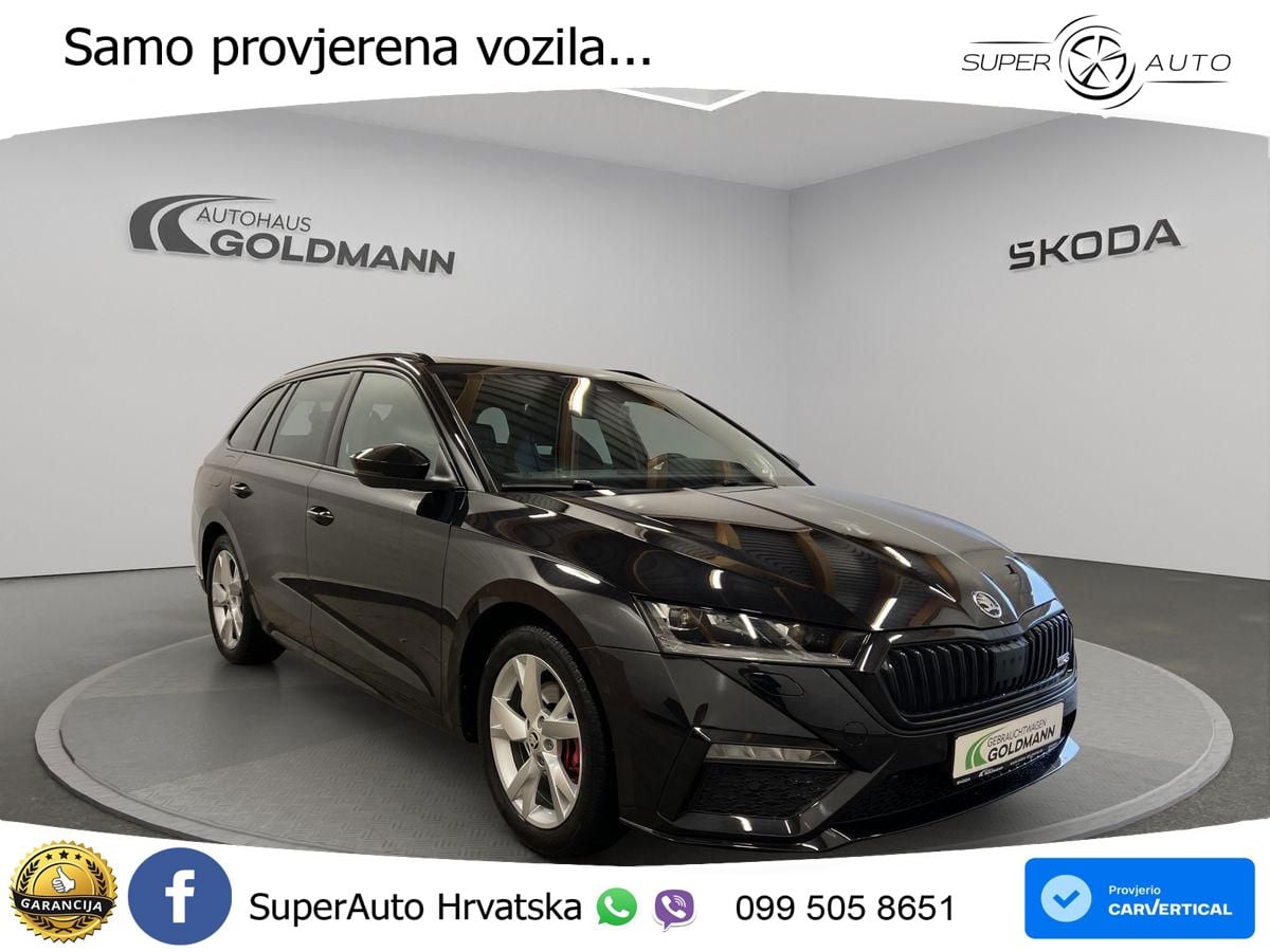 Škoda Octavia Combi RS 2.0 TDI (200 KS) DSG LED+GR SJED+ACC