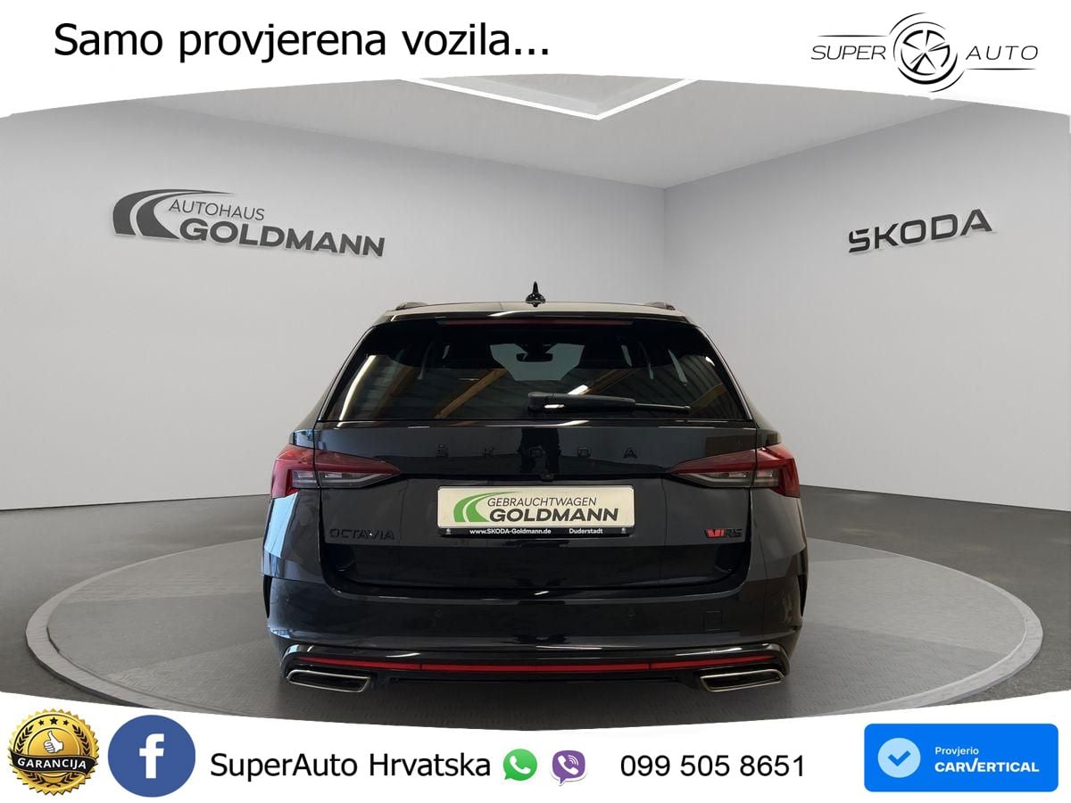 Škoda Octavia Combi RS 2.0 TDI (200 KS) DSG LED+GR SJED+ACC
