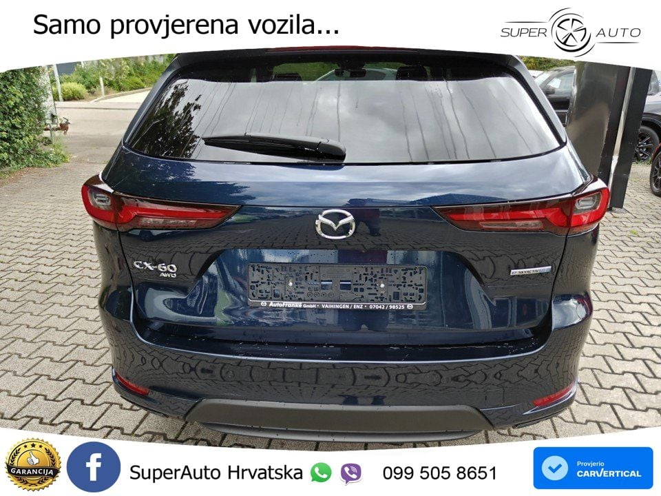 Mazda CX-60 2.5 e-Skyactiv (328 KS) AWD Automatic MATRIX+GR SJED+KAM