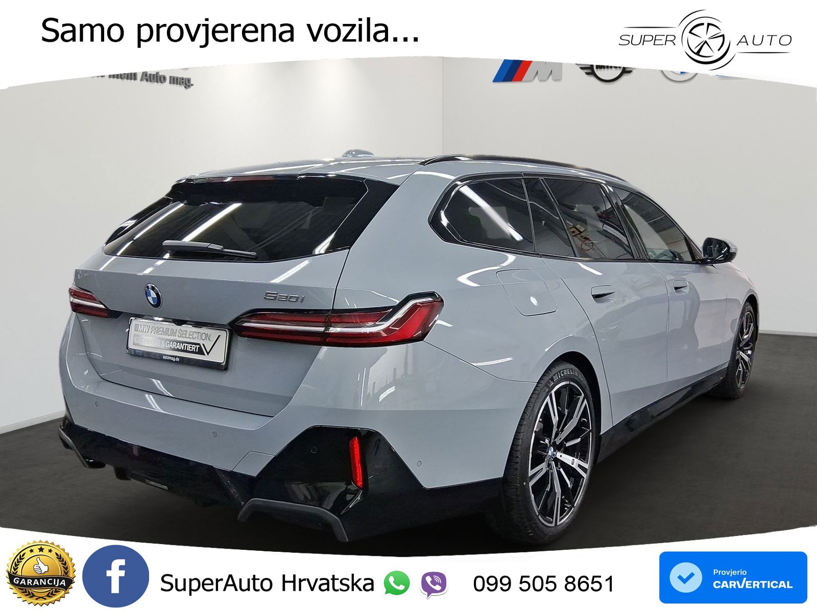 BMW 520i Touring (208 KS) Steptronic M Sport LED+GR SJED+ACC