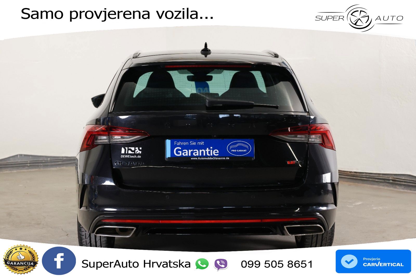 Škoda Octavia Combi RS 2.0 TDI (200 KS) DSG