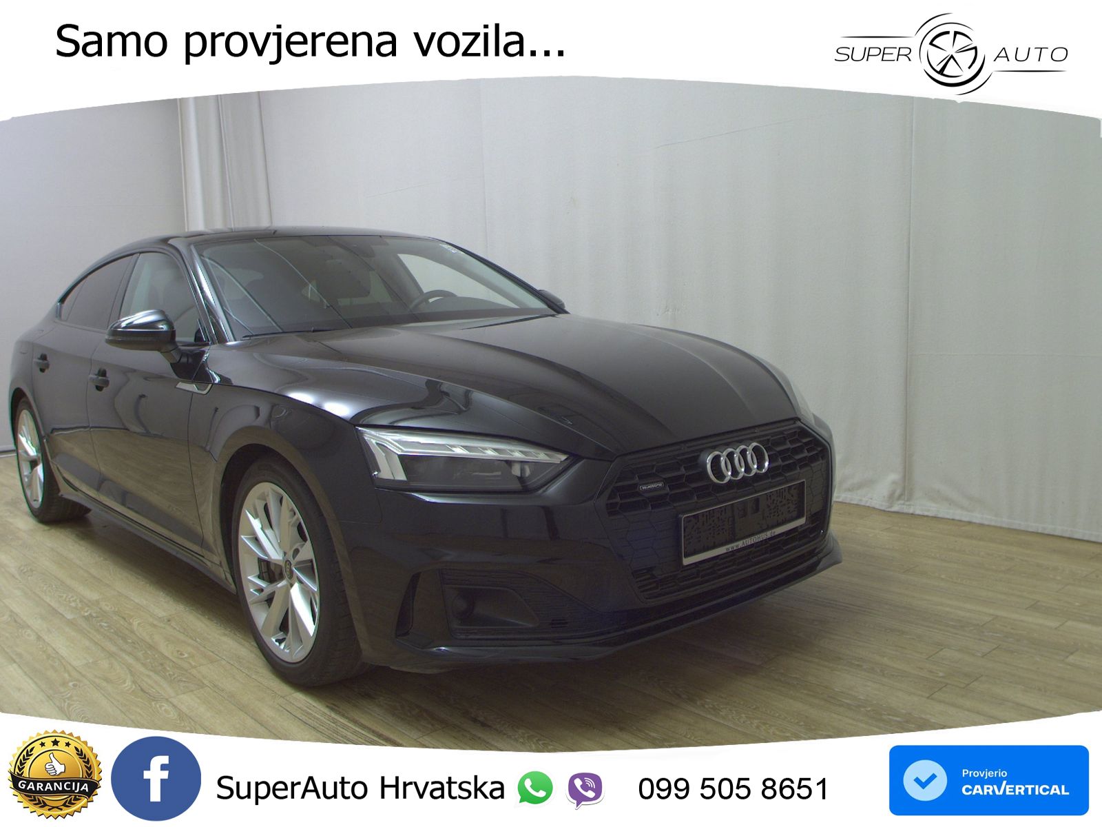 Audi A5 Sportback  40 TFSI (204 KS) quattro S tronic advanced MATRIX+GR SJED+KAM