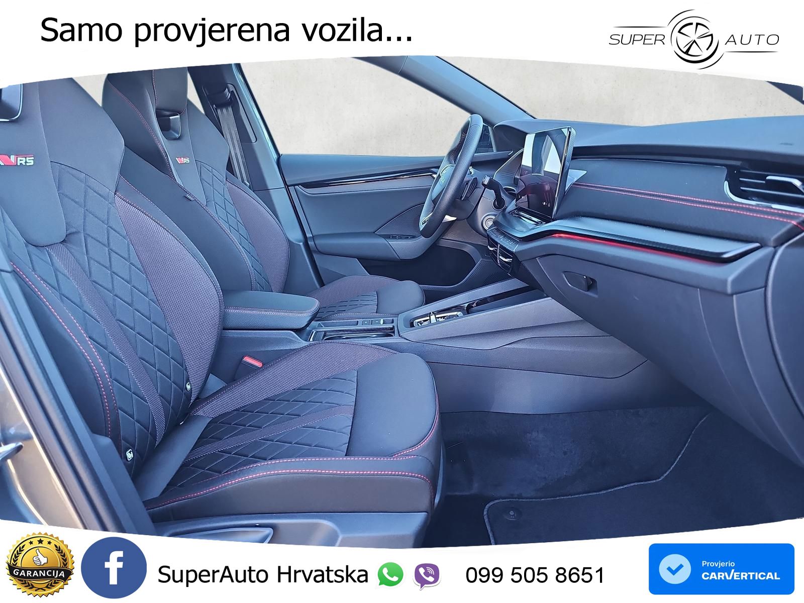 Škoda Octavia Combi RS 2.0 TSI (265 KS) DSG MATRIX+GR SJED+KAM