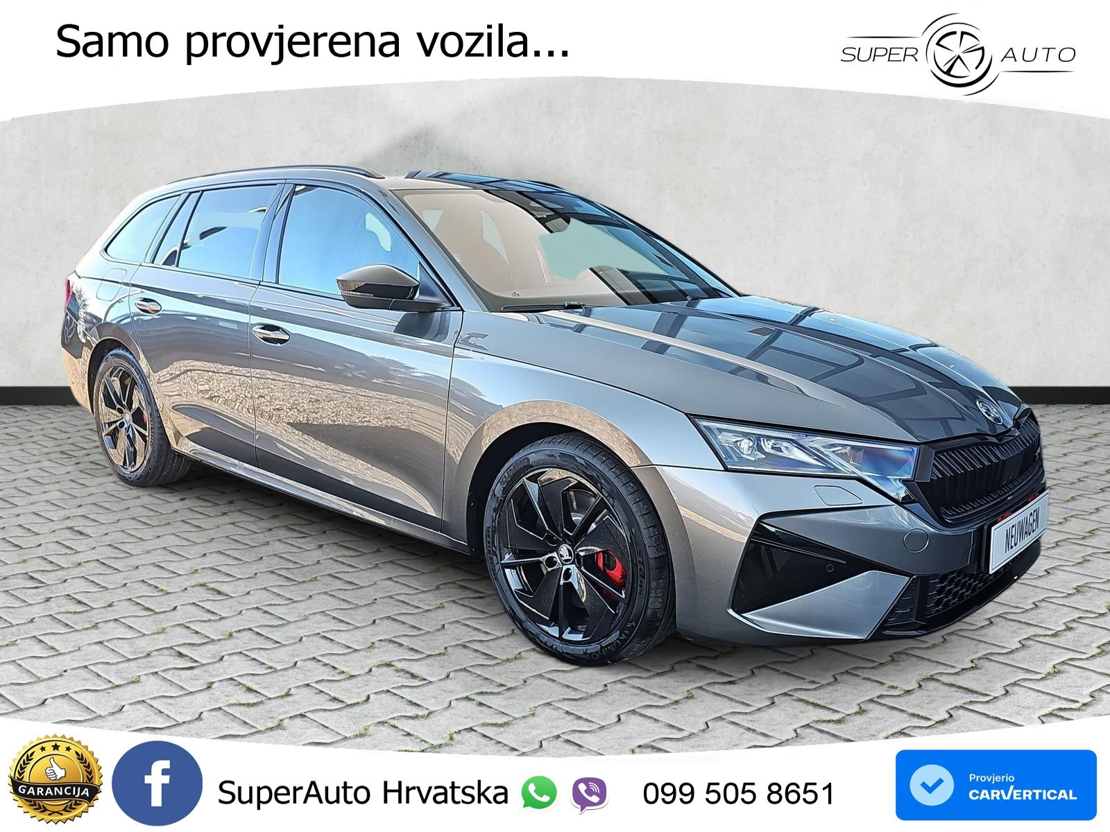Škoda Octavia Combi RS 2.0 TSI (265 KS) DSG MATRIX+GR SJED+KAM