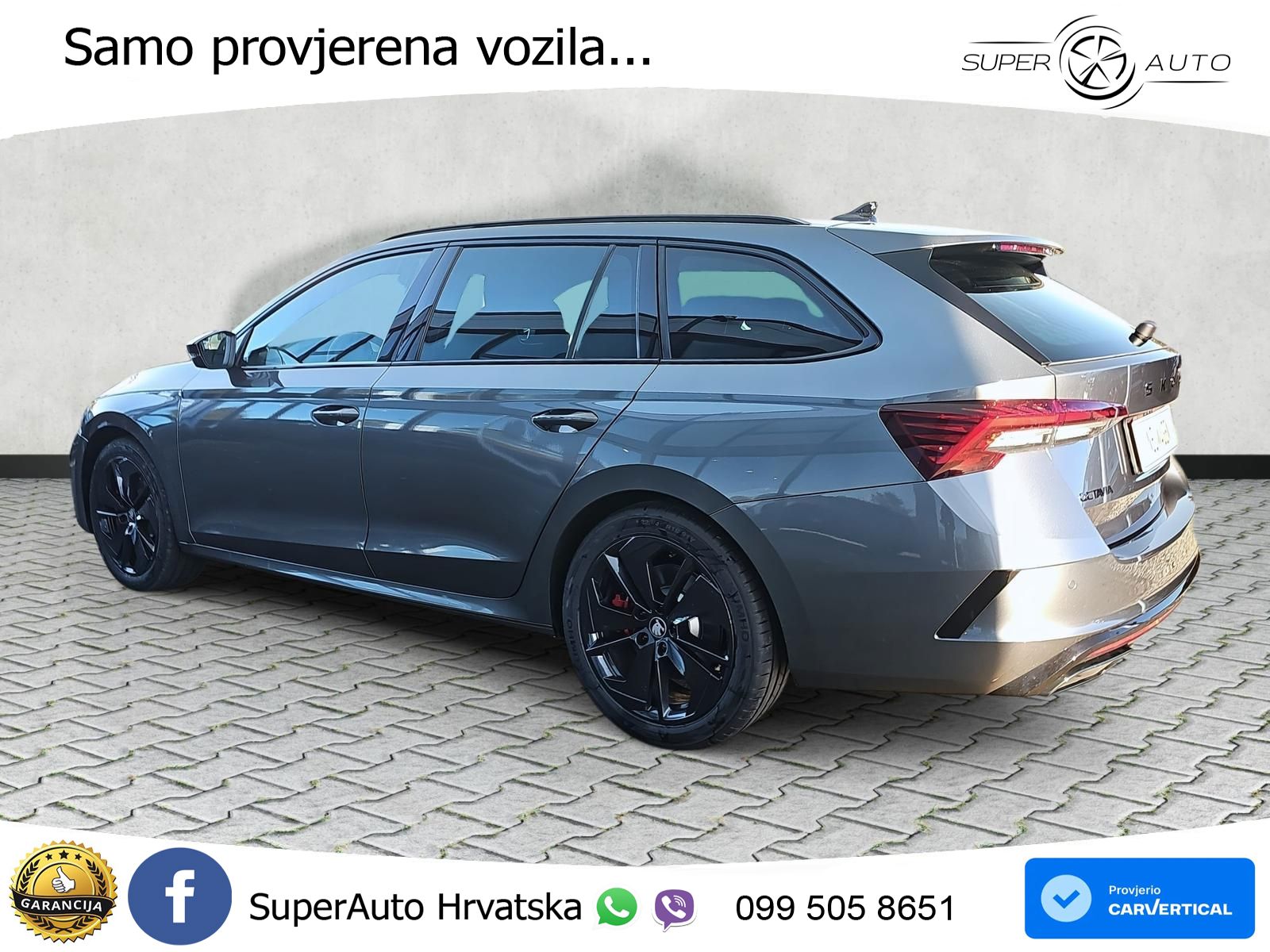 Škoda Octavia Combi RS 2.0 TSI (265 KS) DSG MATRIX+GR SJED+KAM