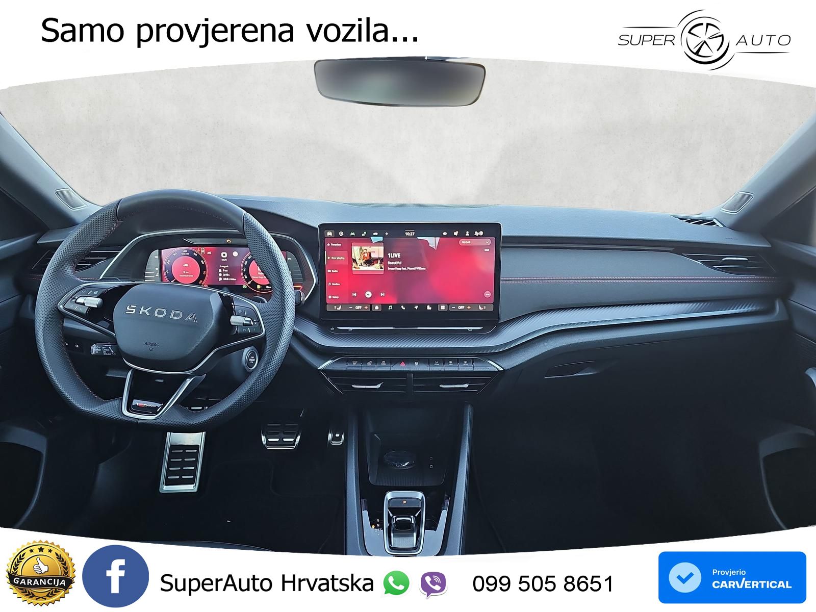 Škoda Octavia Combi RS 2.0 TSI (265 KS) DSG MATRIX+GR SJED+KAM
