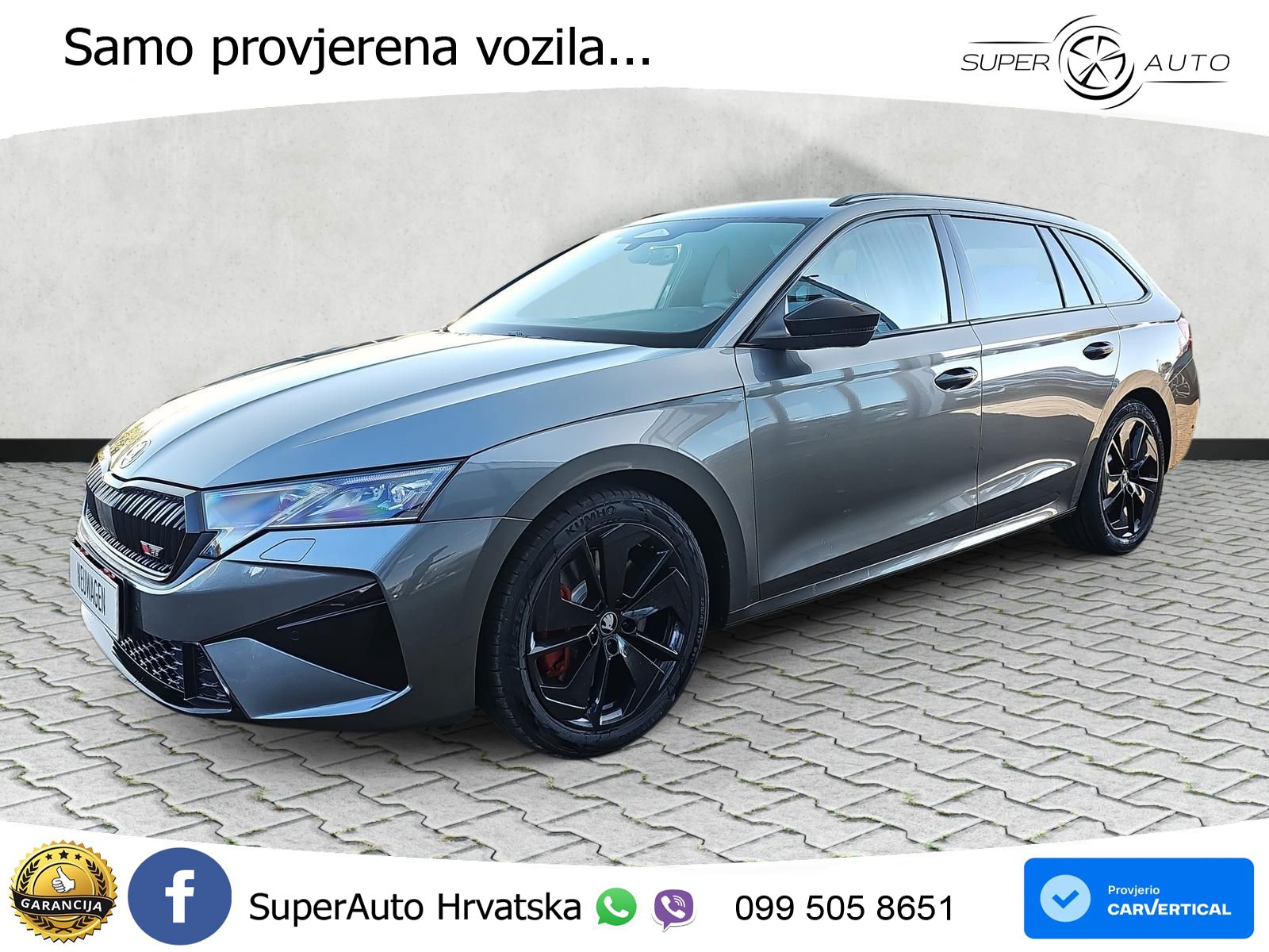 Škoda Octavia Combi RS 2.0 TSI (265 KS) DSG MATRIX+GR SJED+KAM