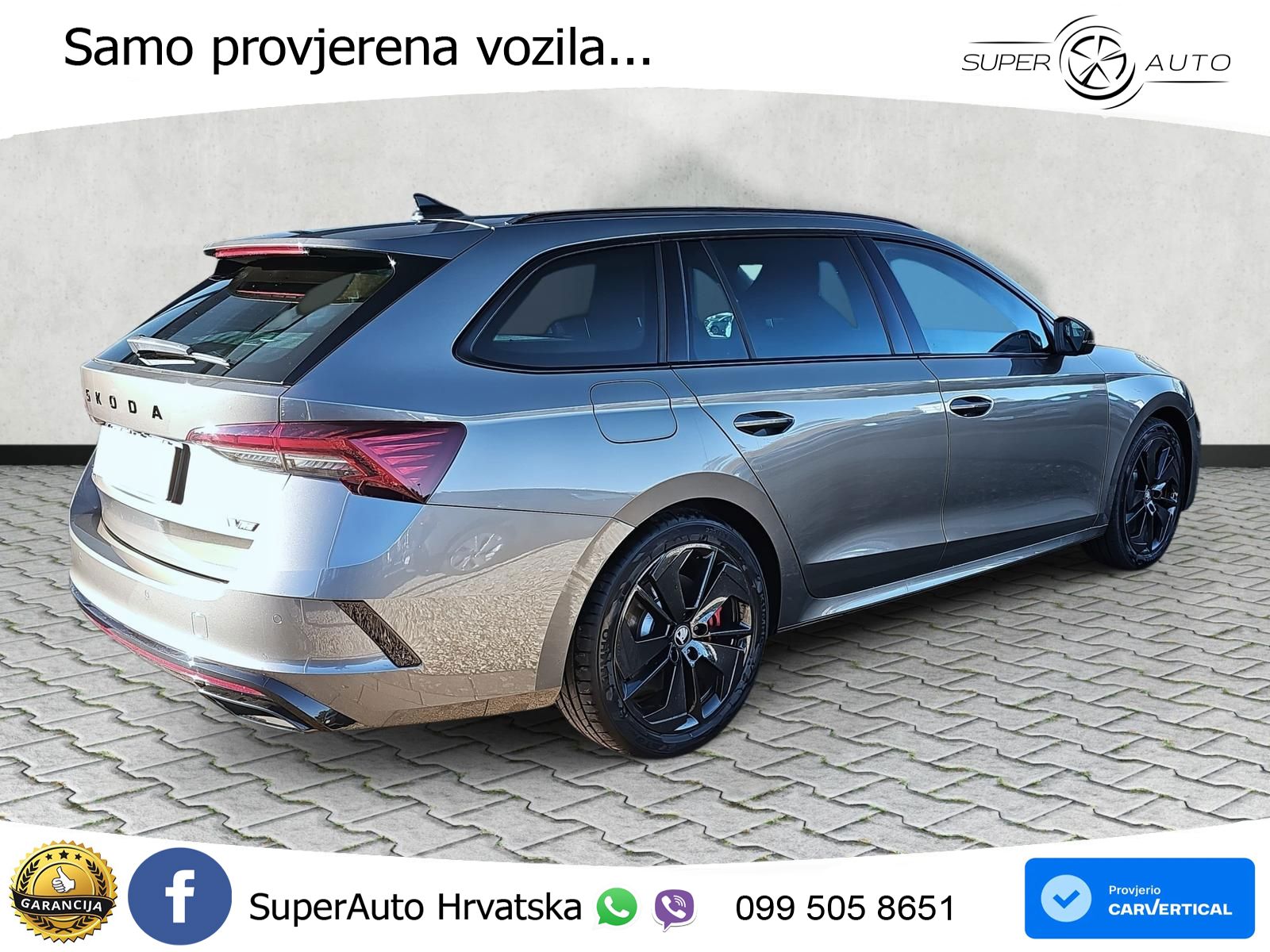 Škoda Octavia Combi RS 2.0 TSI (265 KS) DSG MATRIX+GR SJED+KAM