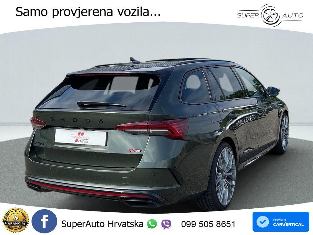 Škoda Octavia Combi RS 2.0 TSI (265 KS) DSG MATRIX+GR SJED+KAM