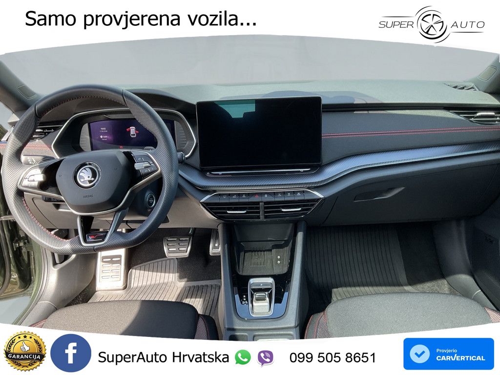 Škoda Octavia Combi RS 2.0 TSI (265 KS) DSG MATRIX+GR SJED+KAM