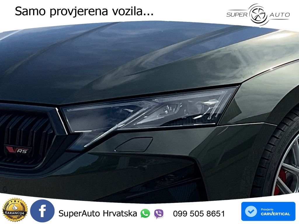 Škoda Octavia Combi RS 2.0 TSI (265 KS) DSG MATRIX+GR SJED+KAM
