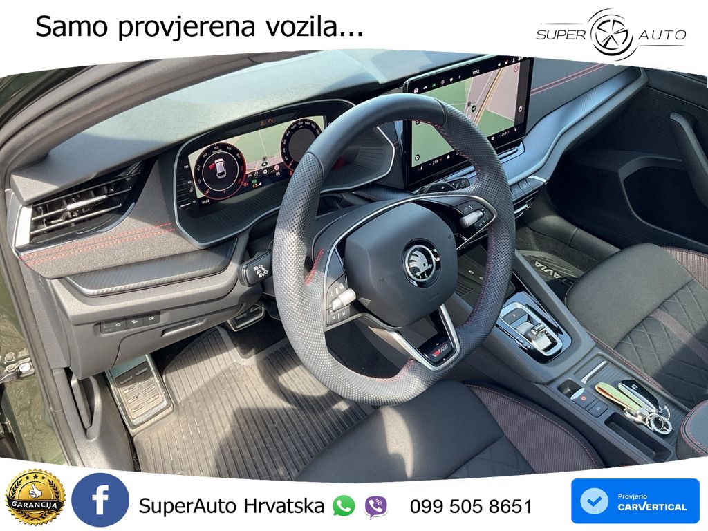Škoda Octavia Combi RS 2.0 TSI (265 KS) DSG MATRIX+GR SJED+KAM