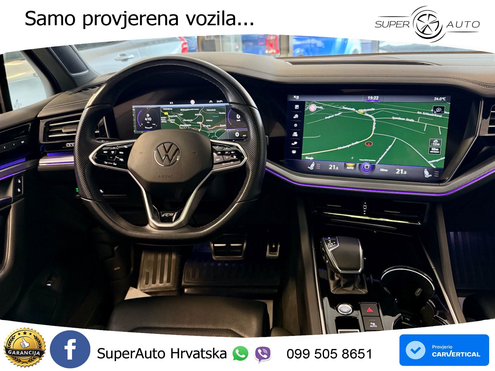 Volkswagen Touareg 3.0 V6 TDI (286 KS) 4MOTION Tiptronic R-Line LED+GR SJED+ACC