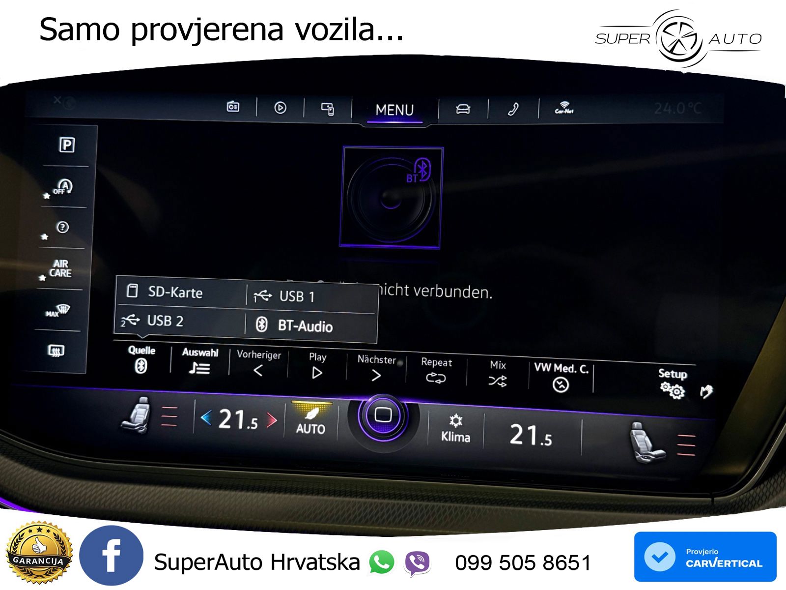 Volkswagen Touareg 3.0 V6 TDI (286 KS) 4MOTION Tiptronic R-Line LED+GR SJED+ACC