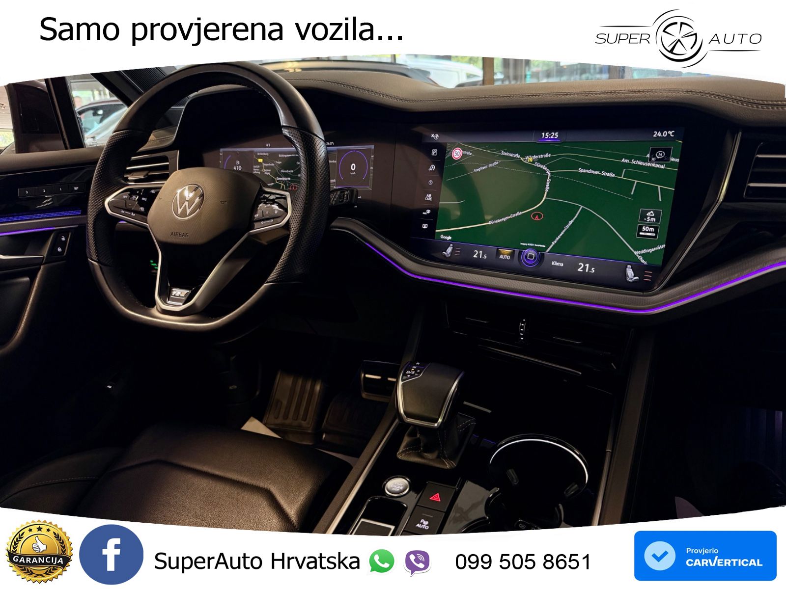 Volkswagen Touareg 3.0 V6 TDI (286 KS) 4MOTION Tiptronic R-Line LED+GR SJED+ACC
