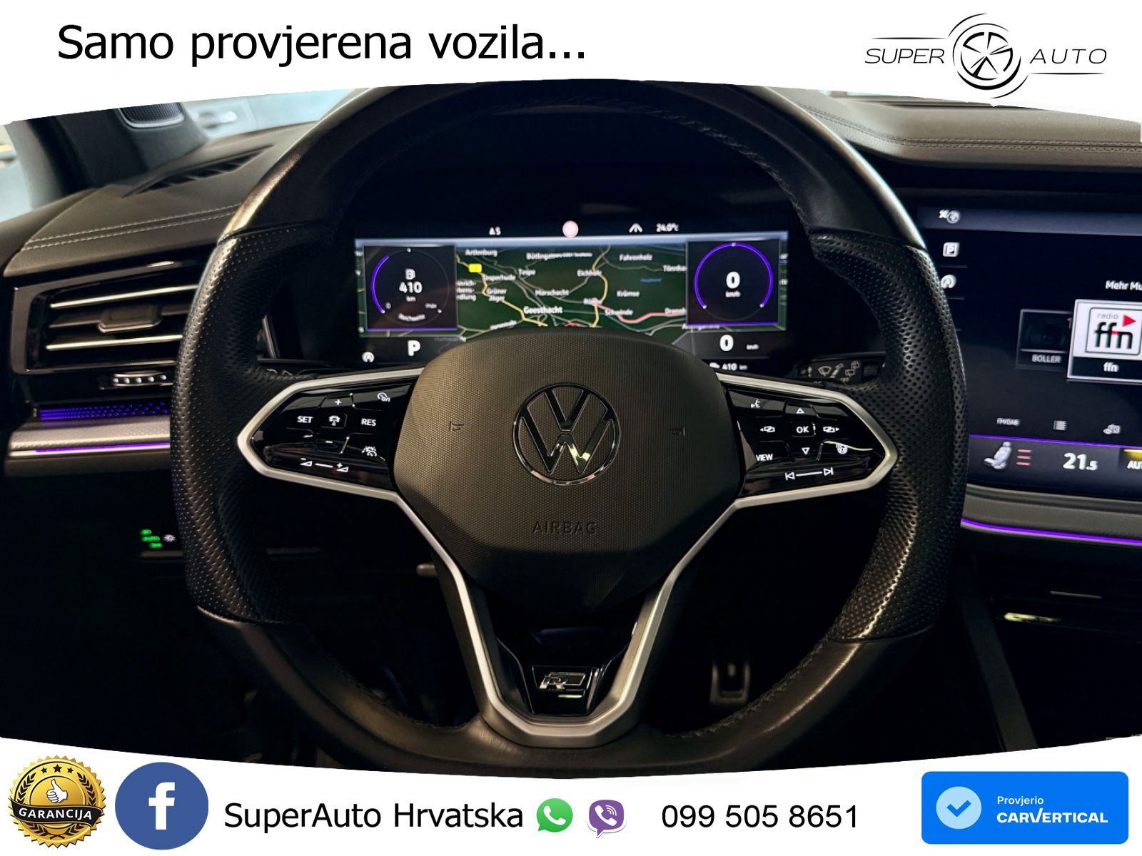 Volkswagen Touareg 3.0 V6 TDI (286 KS) 4MOTION Tiptronic R-Line LED+GR SJED+ACC