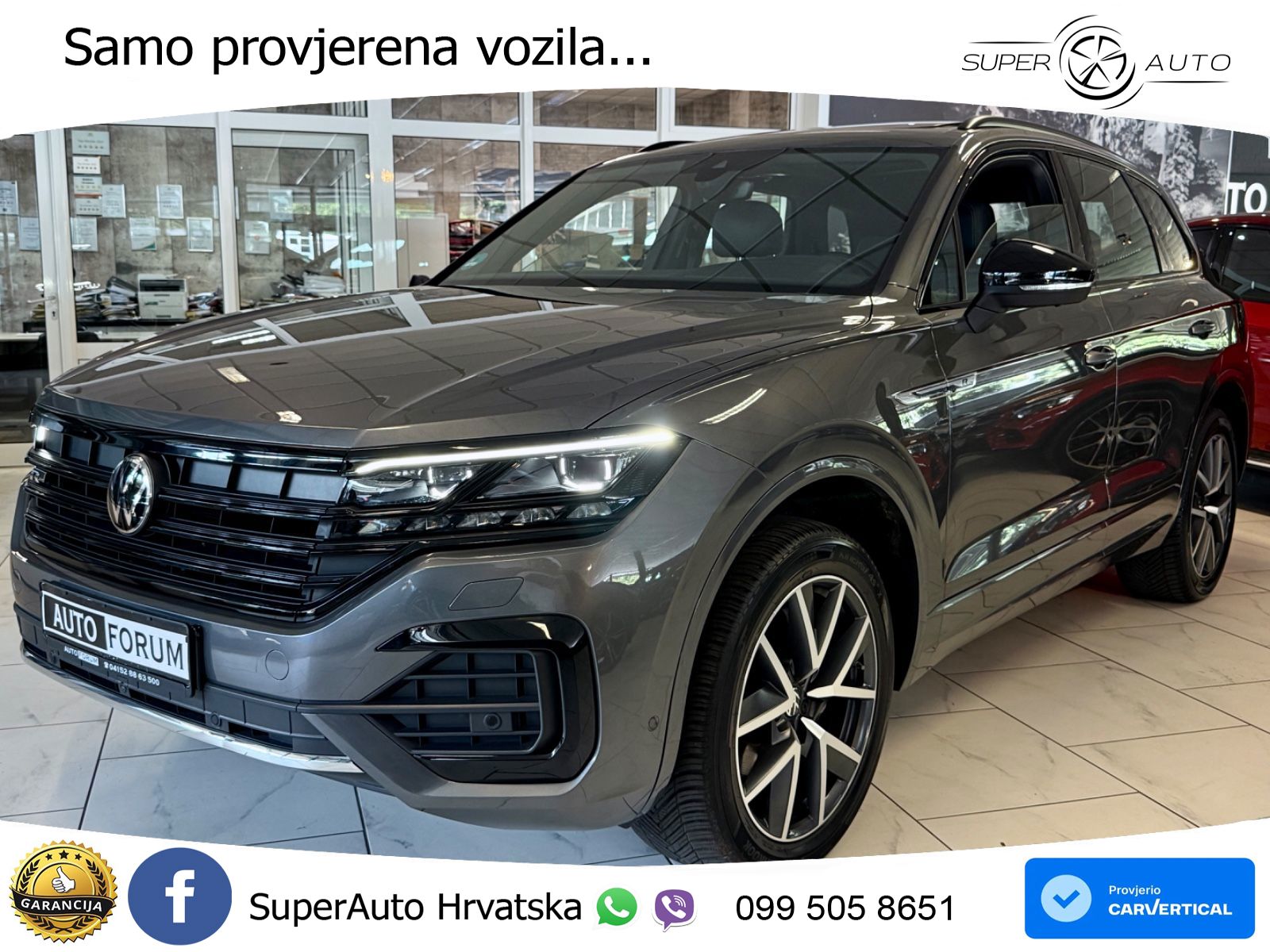 Volkswagen Touareg 3.0 V6 TDI (286 KS) 4MOTION Tiptronic R-Line LED+GR SJED+ACC