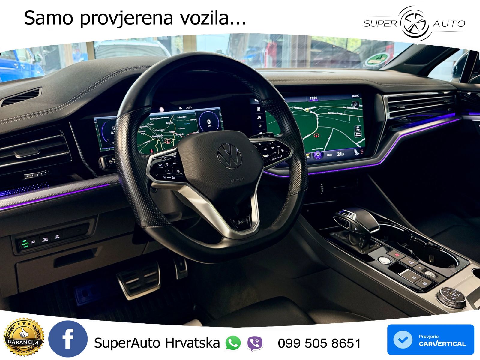 Volkswagen Touareg 3.0 V6 TDI (286 KS) 4MOTION Tiptronic R-Line LED+GR SJED+ACC