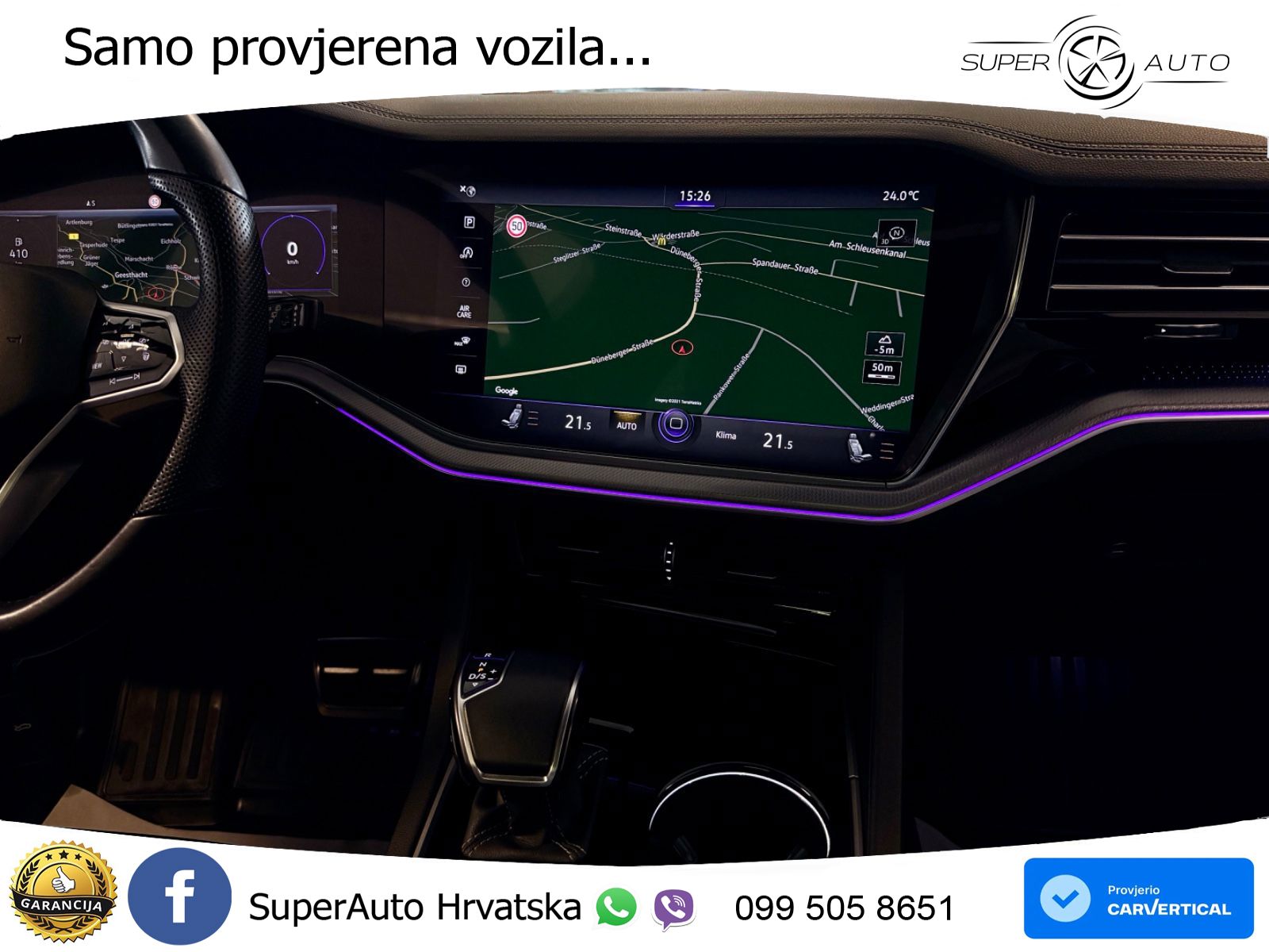 Volkswagen Touareg 3.0 V6 TDI (286 KS) 4MOTION Tiptronic R-Line LED+GR SJED+ACC