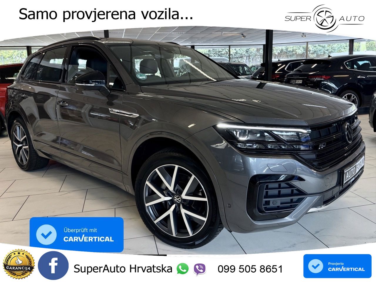 Volkswagen Touareg 3.0 V6 TDI (286 KS) 4MOTION Tiptronic R-Line LED+GR SJED+ACC
