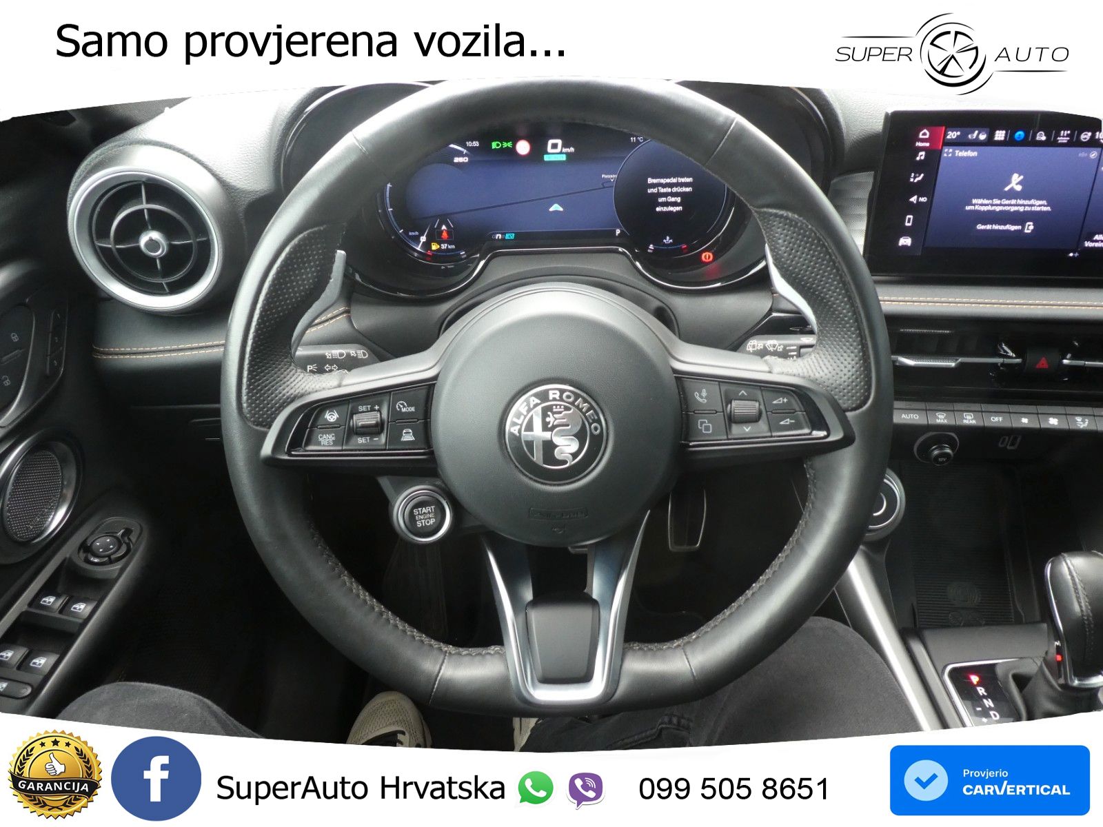 Alfa Romeo Tonale 1.5 VGT (160 KS) 48V-Hybrid TCT LED+GR SJED+ACC