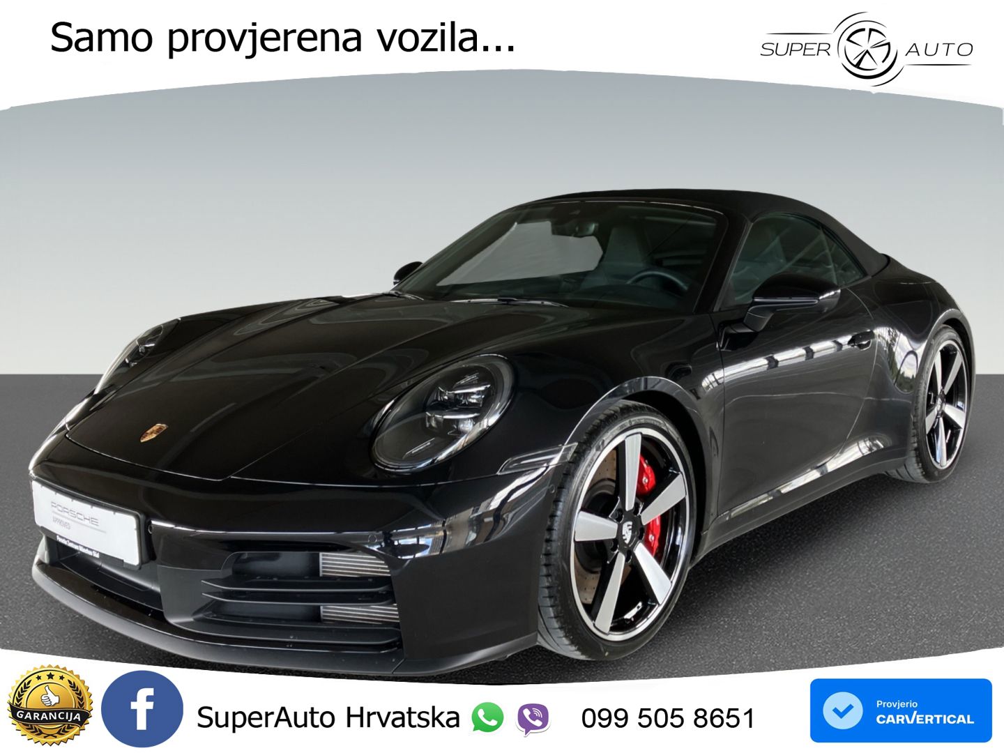 Porsche 911 Carrera 4 GTS Cabriolet 3.0 (480 KS) PDK MATRIX+GR SJED+KAM