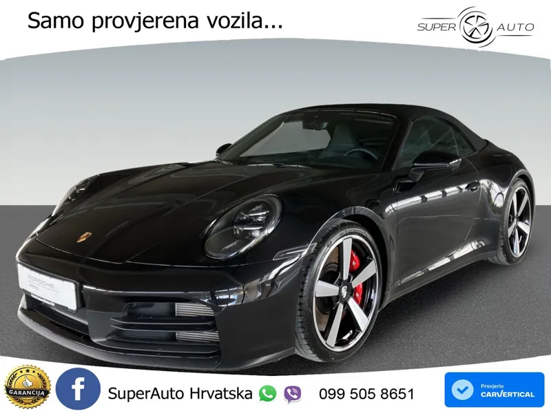 Porsche 911 Carrera 4 GTS Cabriolet 3.0 (480 KS) PDK MATRIX+GR SJED+KAM