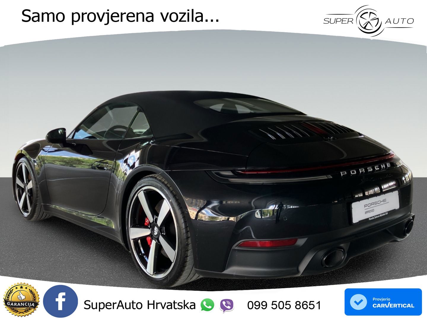 Porsche 911 Carrera 4 GTS Cabriolet 3.0 (480 KS) PDK MATRIX+GR SJED+KAM