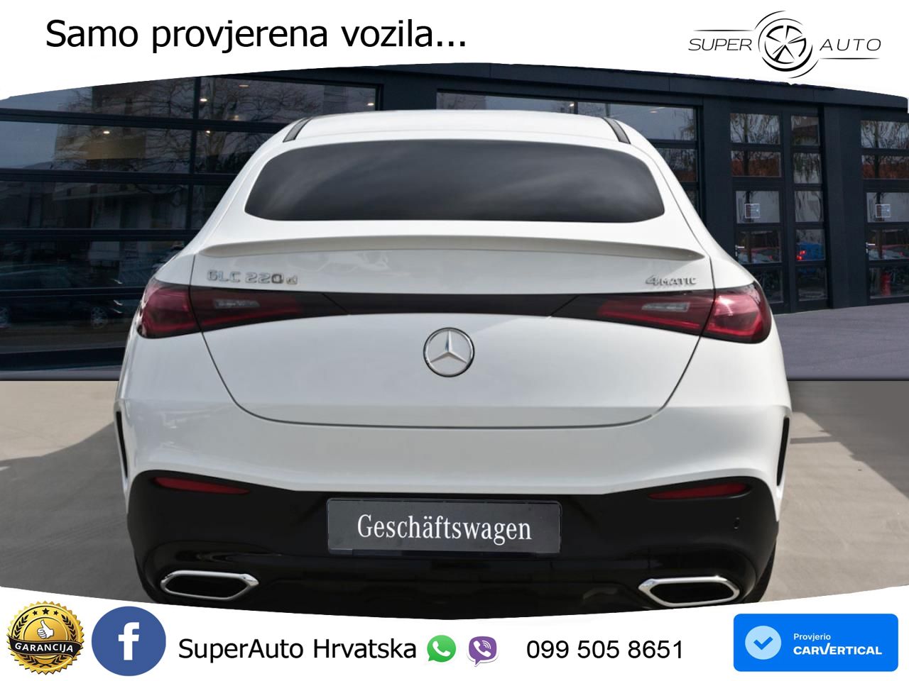 Mercedes GLC Coupe 220d (197 KS) 4MATIC 9G-TRONIC AMG ACC+GR SJED+360+PANO