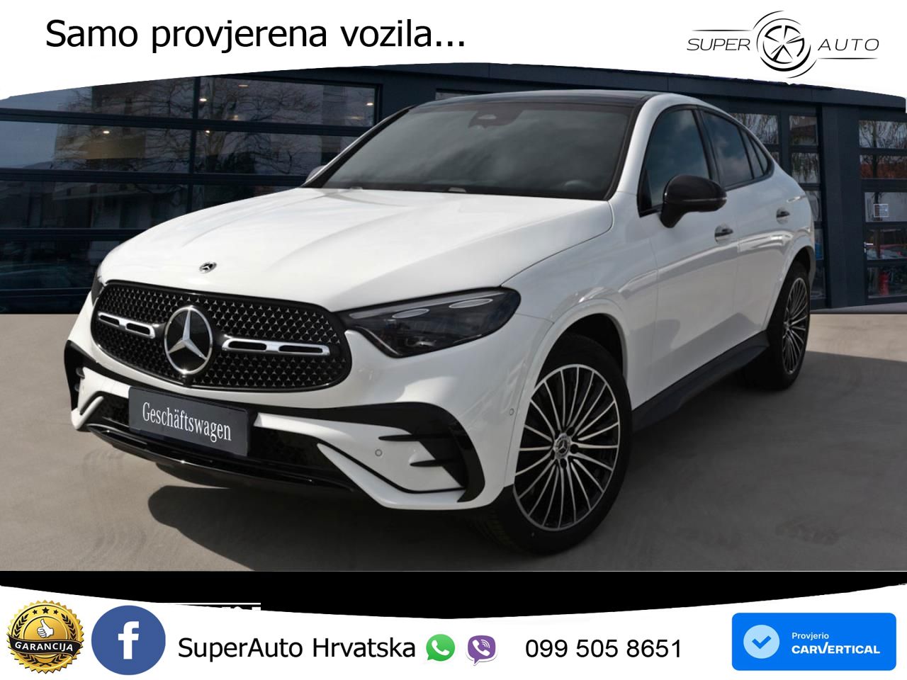 Mercedes GLC Coupe 220d (197 KS) 4MATIC 9G-TRONIC AMG ACC+GR SJED+360+PANO