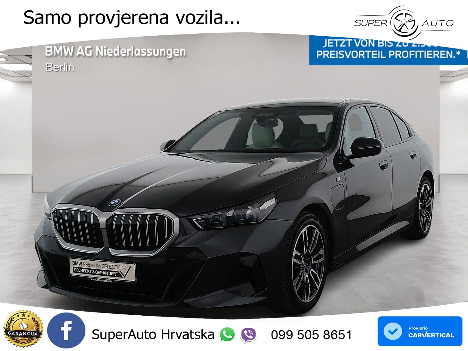 BMW 550e (489 KS) xDrive Steptronic M Sport LED+GR SJED+ACC