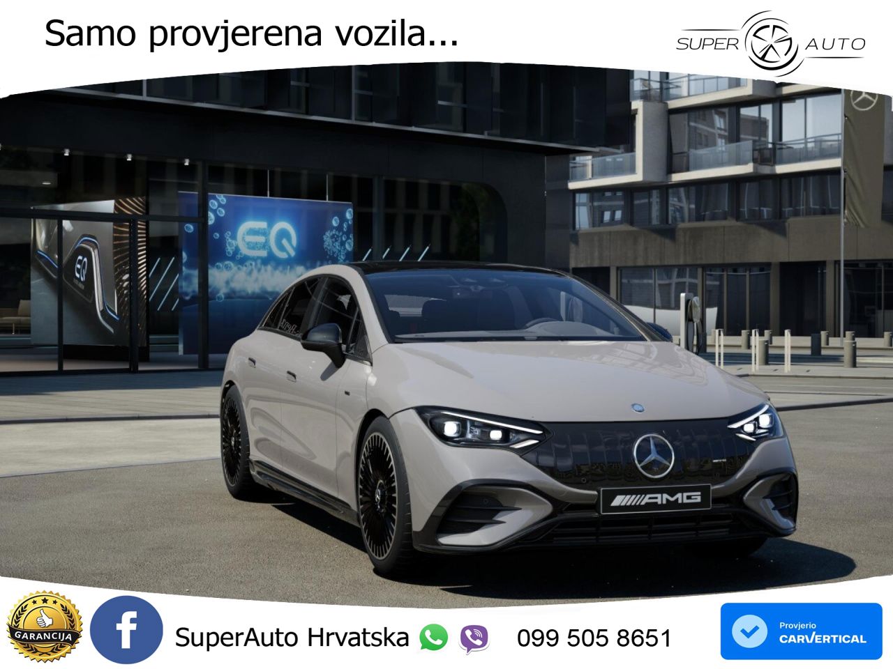 Mercedes EQE AMG 53 100 kWh (625 KS) 4MATIC+ ACC+HEAD+4xGR SJED+360+PANO