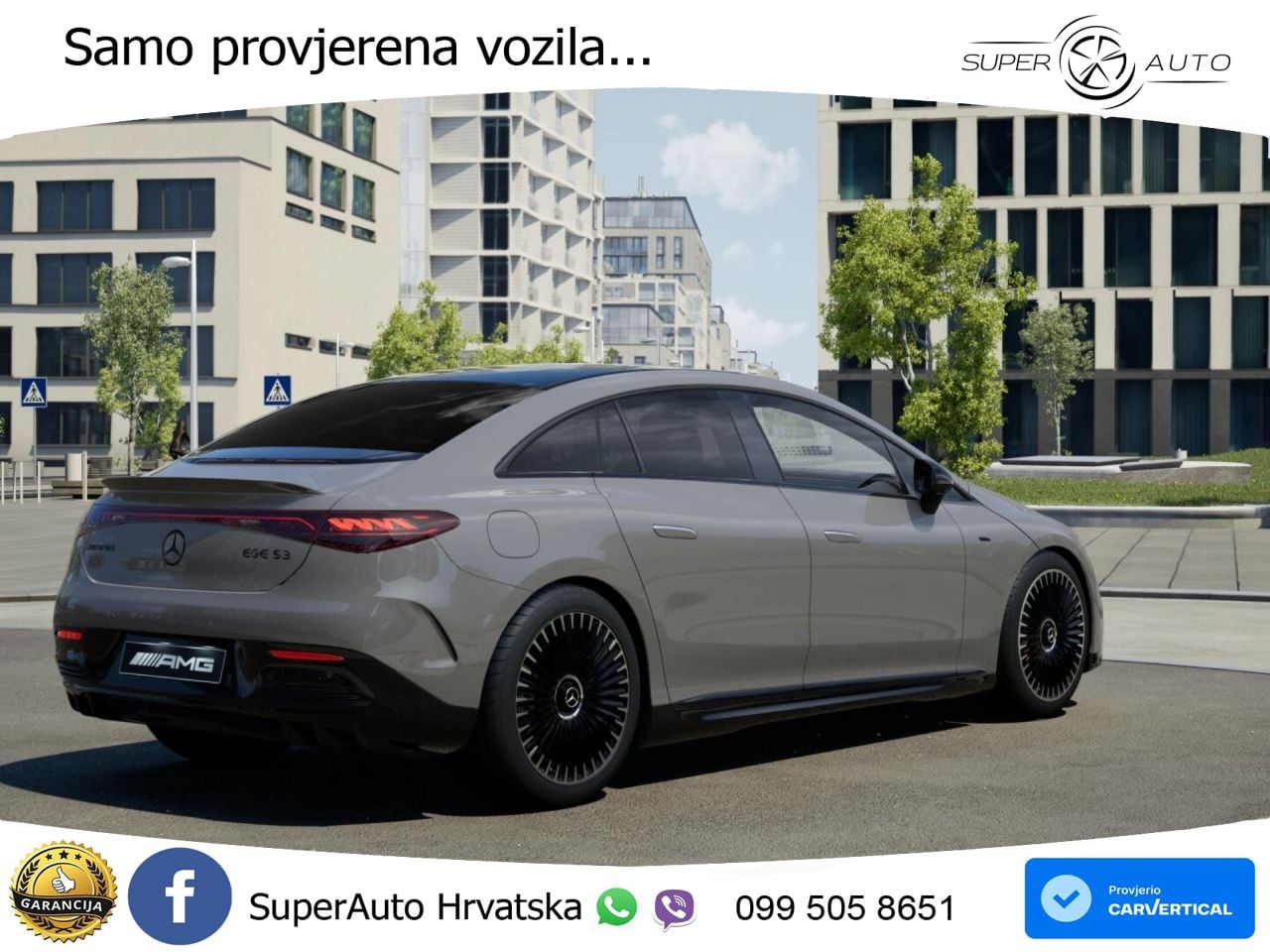 Mercedes EQE AMG 53 100 kWh (625 KS) 4MATIC+ ACC+HEAD+4xGR SJED+360+PANO