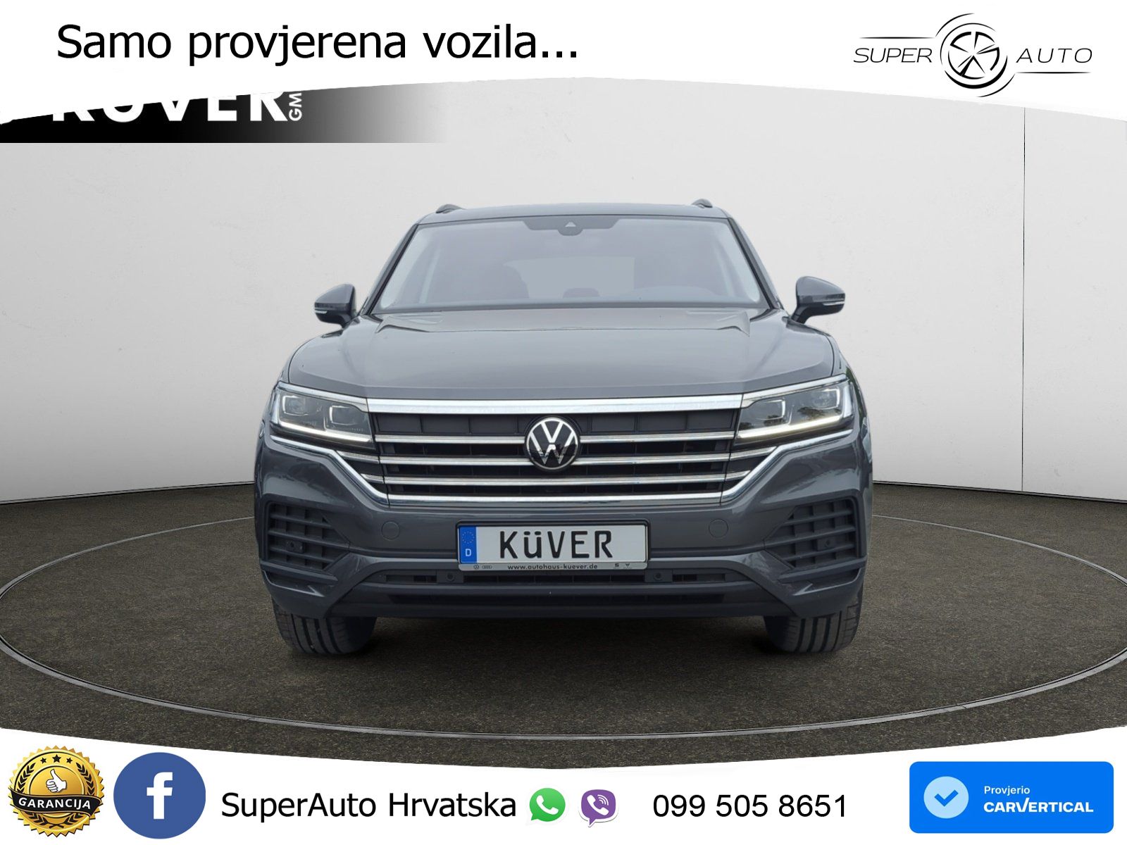 Volkswagen Touareg 3.0 V6 TDI (286 KS) 4MOTION Tiptronic ZRAČNI+ACC+GR SJED+KAM+PANO