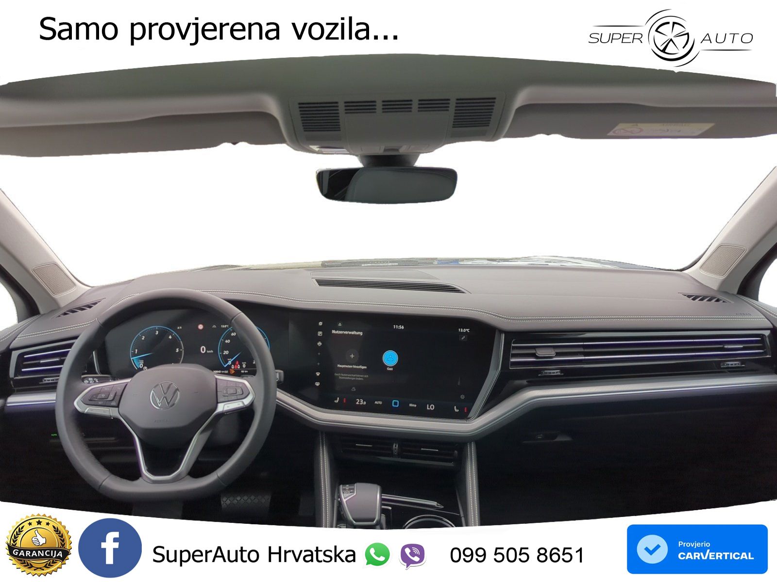 Volkswagen Touareg 3.0 V6 TDI (286 KS) 4MOTION Tiptronic ZRAČNI+ACC+GR SJED+KAM+PANO